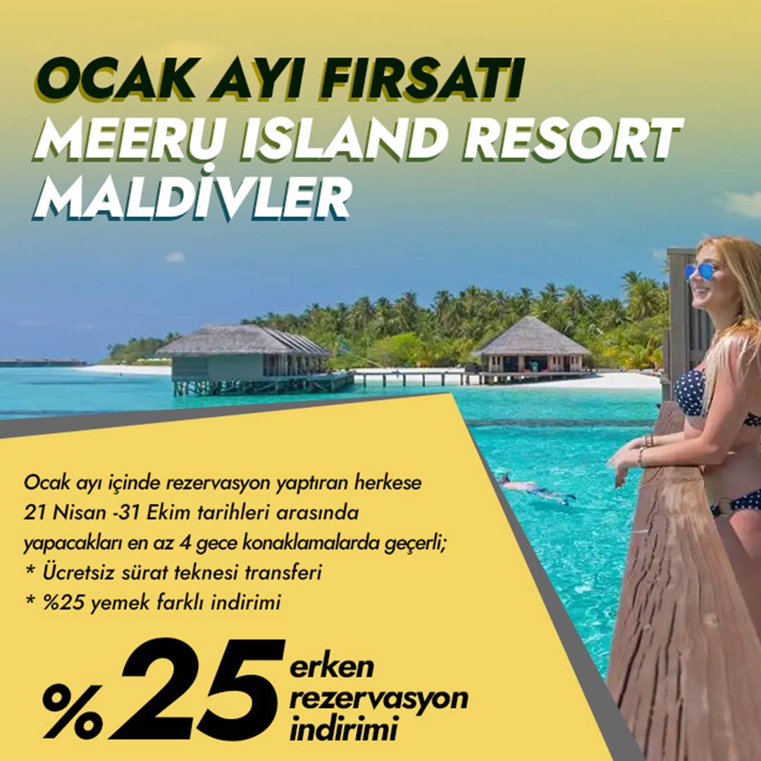 Meeru Island Resort Maldivler