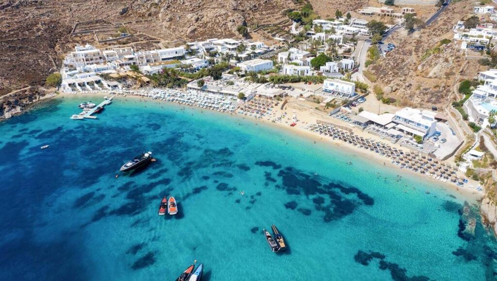 Mykonos Plajları - Psarou